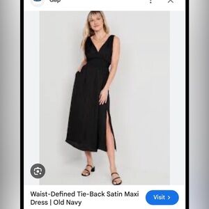Old Navy Black Maxi Dress